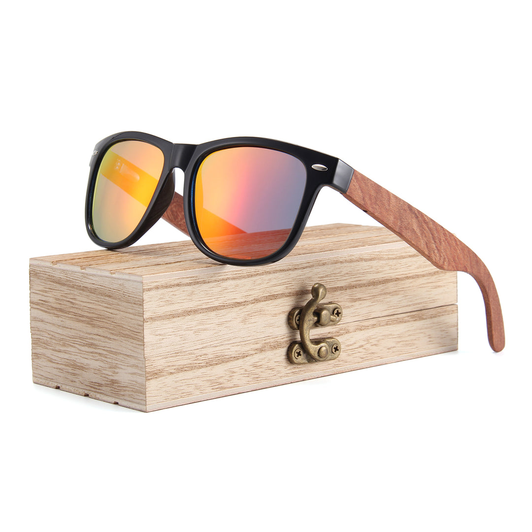 Sunset Magnolias Handmade wooden sunglasses