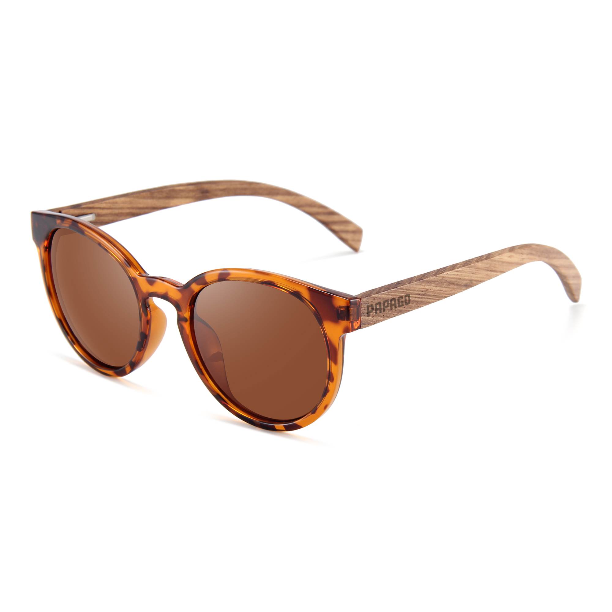 Tortoise Lidos Handmade wooden sunglasses