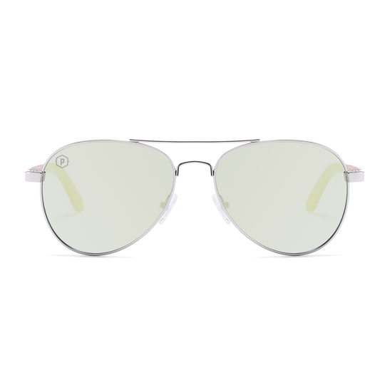 environmentally friendly wooden aviator sunglasses