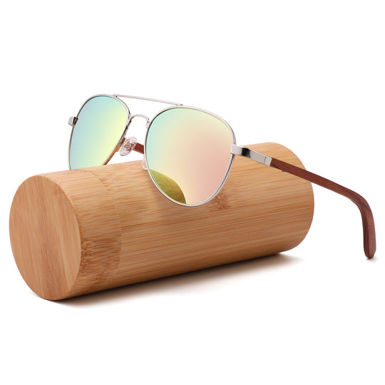 Chromatic Palomas Handmade wooden sunglasses