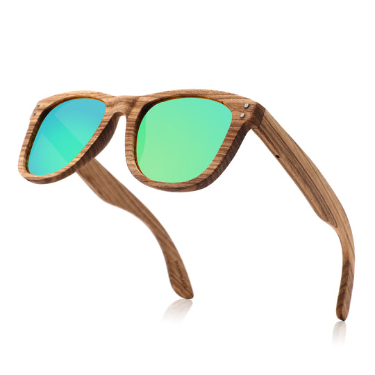 Emerald Dunes Handmade wooden sunglasses