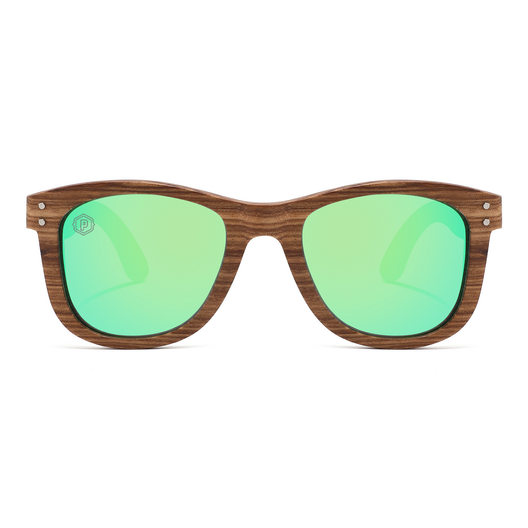 Emerald Dunes Handmade wooden sunglasses