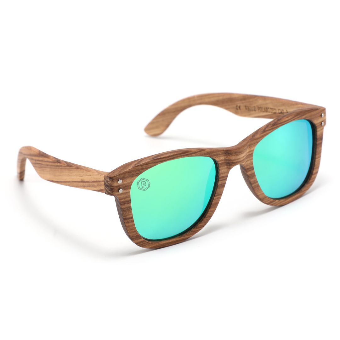 Emerald Dunes Handmade wooden sunglasses