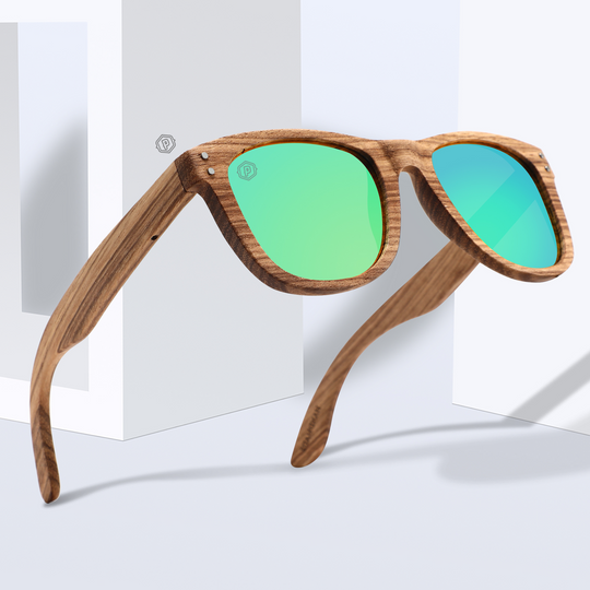 Emerald Dunes Handmade wooden sunglasses