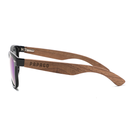 Violet Magnolias Handmade wooden sunglasses