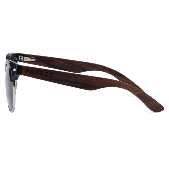 Ebony Wood Newberries Handmade wooden sunglasses