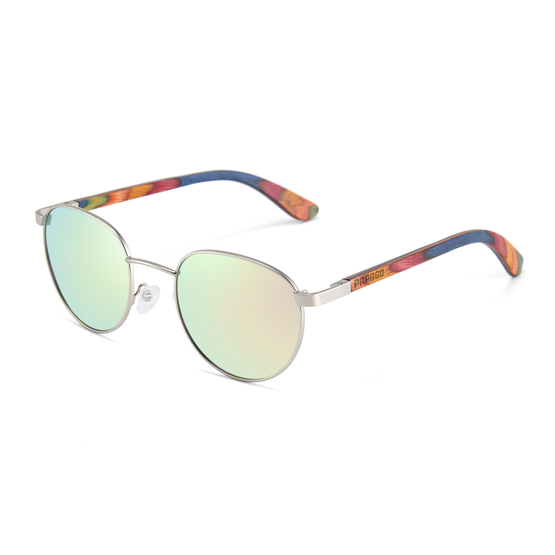 Peacock Onofres Handmade wooden sunglasses