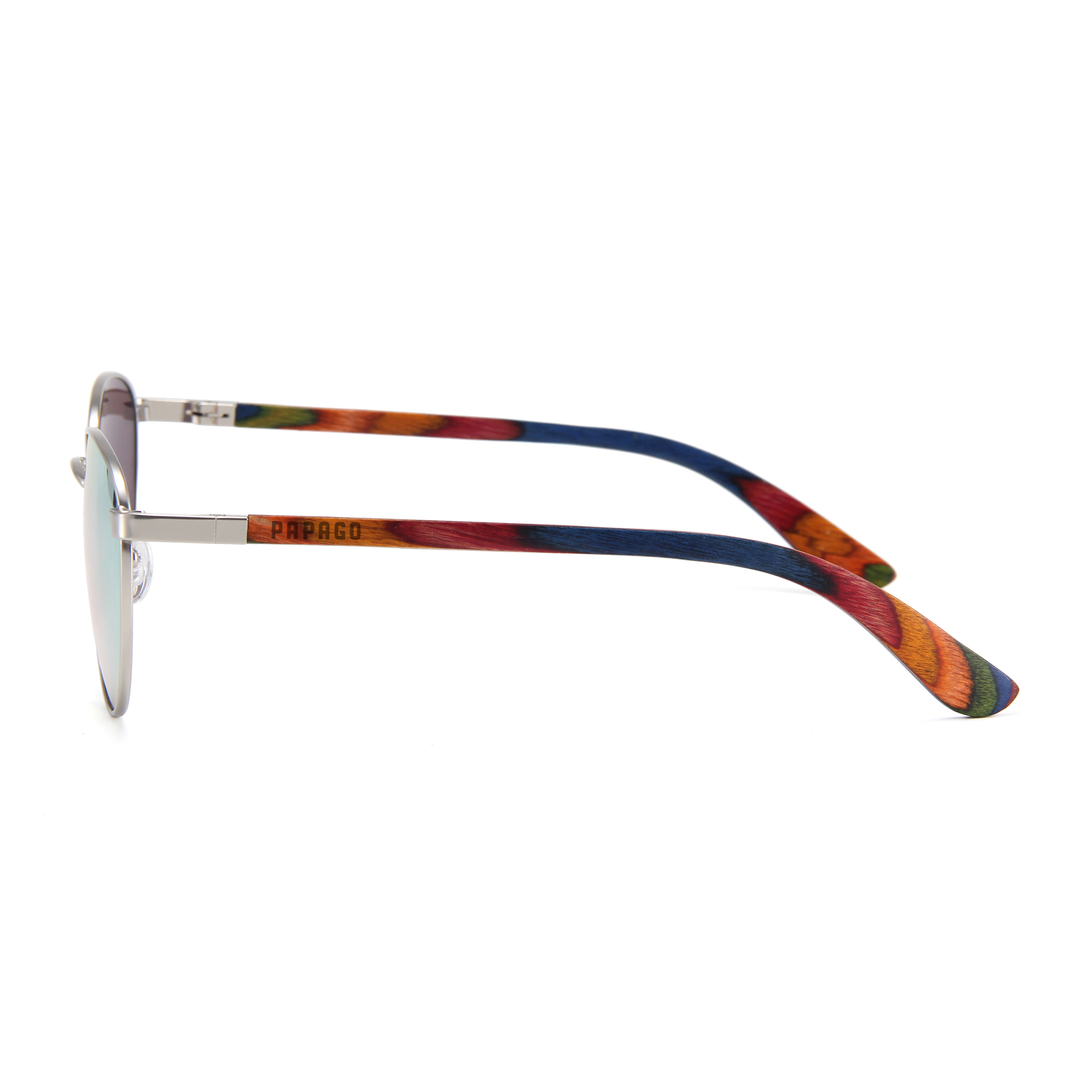 Peacock Onofres Handmade wooden sunglasses