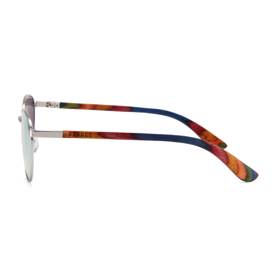 Peacock Onofres Handmade wooden sunglasses