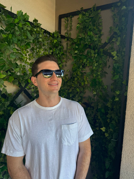 Green Fade X Handmade wooden sunglasses