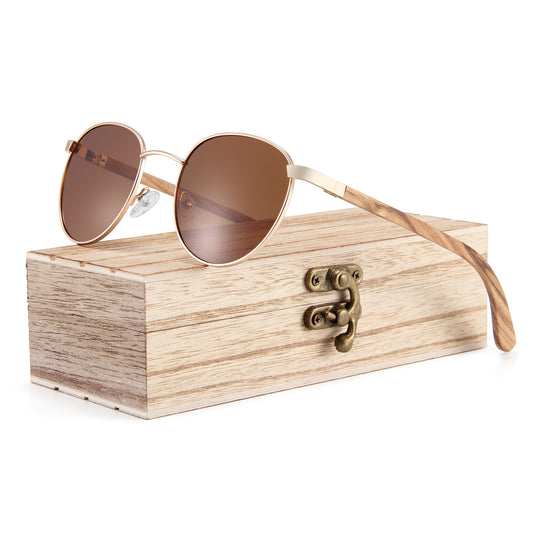 Gold Onofres Handmade wooden sunglasses