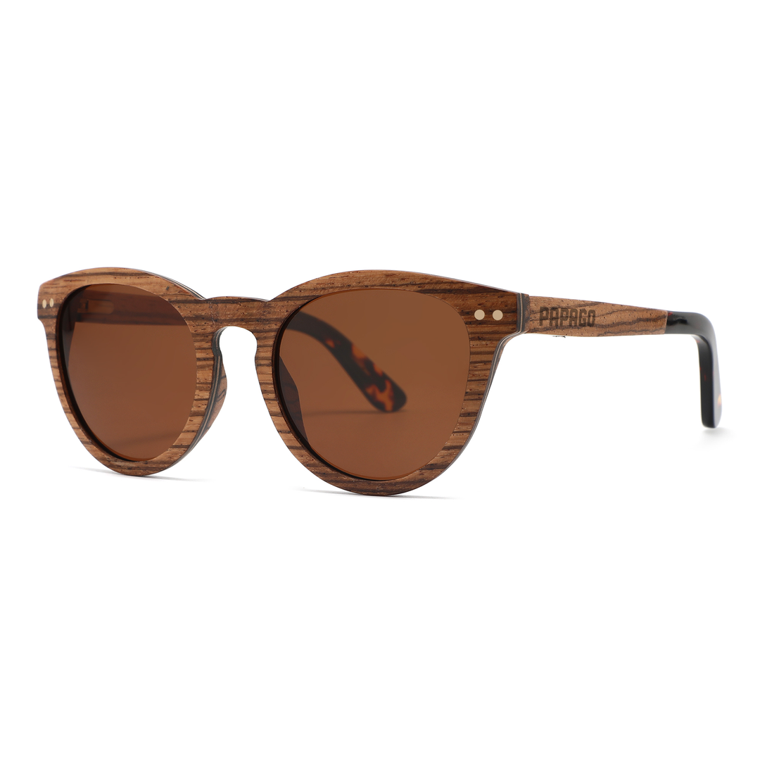 Caramel Sonoras Handmade wooden sunglasses