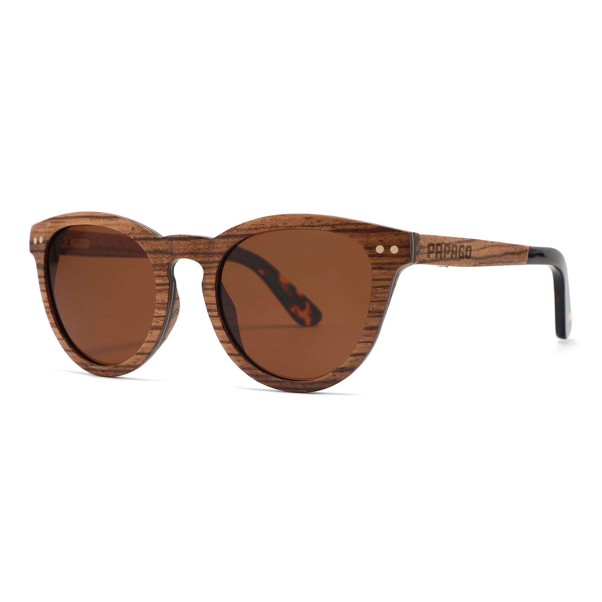 Caramel Sonoras Handmade wooden sunglasses