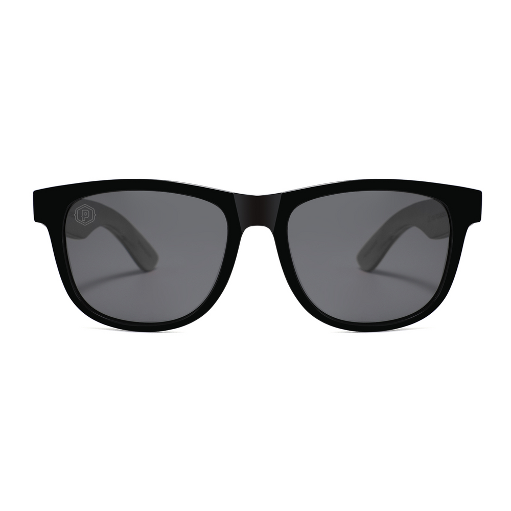 Ebony Wood Magnolias Handmade wooden sunglasses